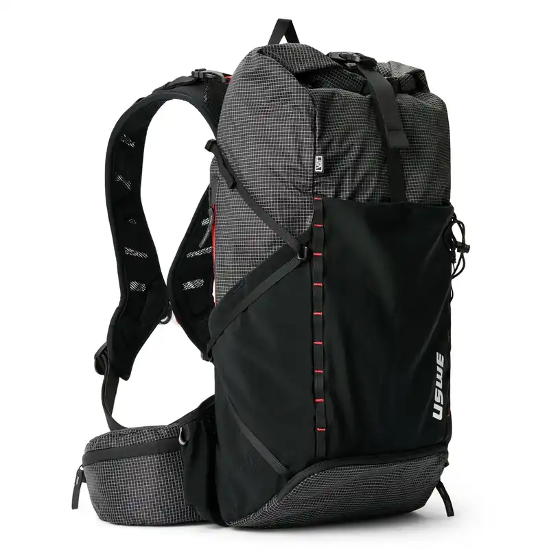 Aito USWE ROLLTOP DAYPACK 18 L -reppu Musta