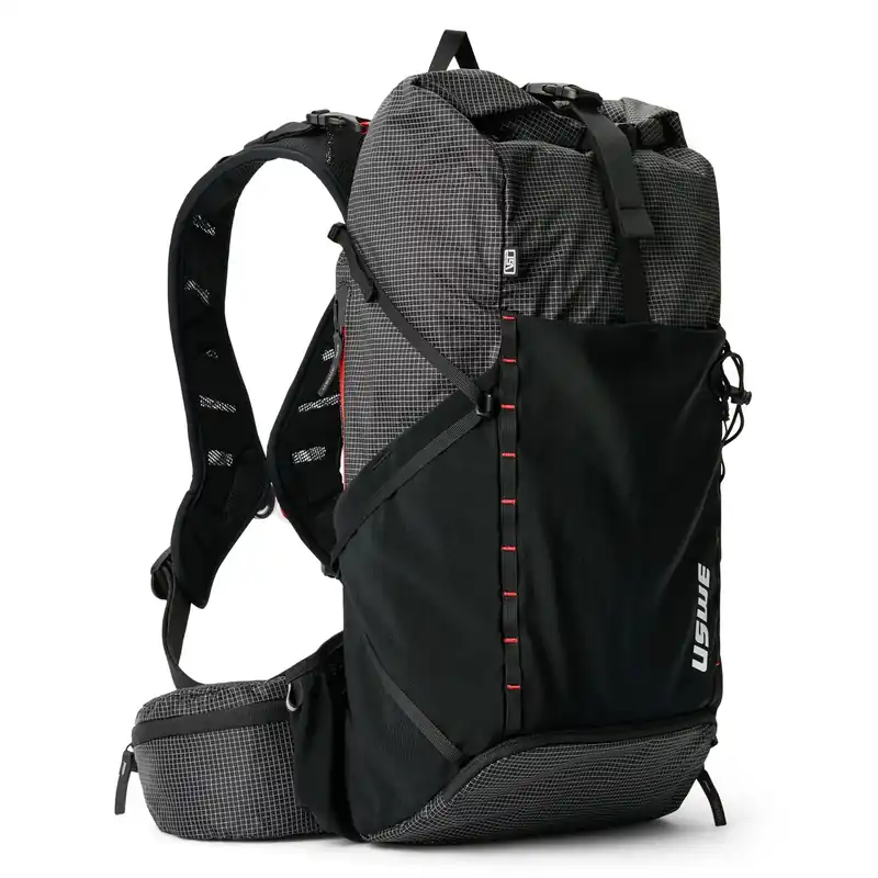 Vain Tänään USWE ROLLTOP DAYPACK 30L -reppu musta