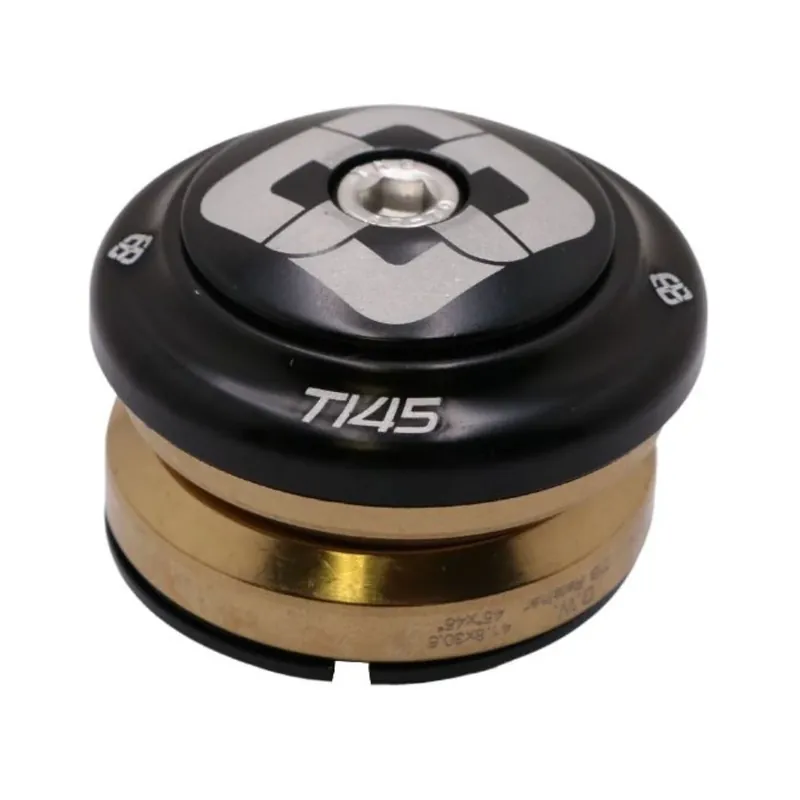 Heti Saatavilla PRIDE Ti45 Titanium iIS42 1"1/8 integroitu ohjainlaakeri Musta