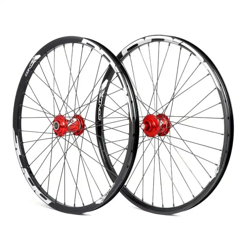 PRIDE 24" (507mm) Control V2 Disc Axes 20/15mm -pyöräpari Punainen Edullinen