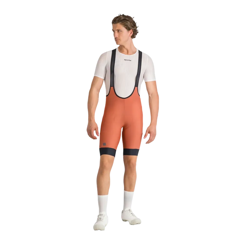 Tukkuhinta SPORTFUL GIARA 2 Miesten Lyhyet Henkselilliset Pyöräilyshortsit Oranssi
