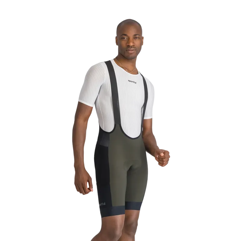 Sportful Supergiara 2 -lyhyet henkselishortsit khaki/musta Viikonlopputarjous