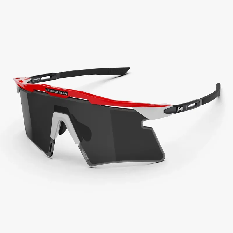 Viimeinen Mahdollisuus Lasit SCICON AEROSHADE 2.0 TITANIUM UAE EMIRATES Linssi Smoke Black + Pink