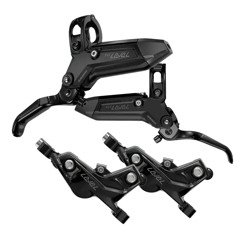 SRAM LEVEL SILVER STEALTH 4 pistons -jarrupari Musta Uusi Malli