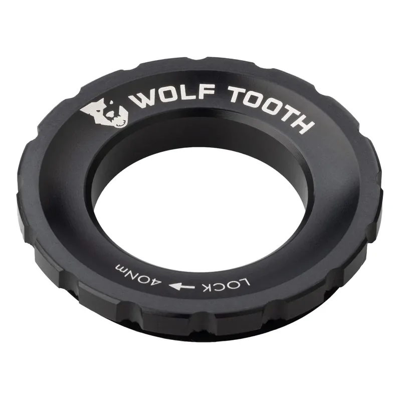 WOLF TOOTH ulkoinen Centerlock-mutteri musta Alkuperäinen