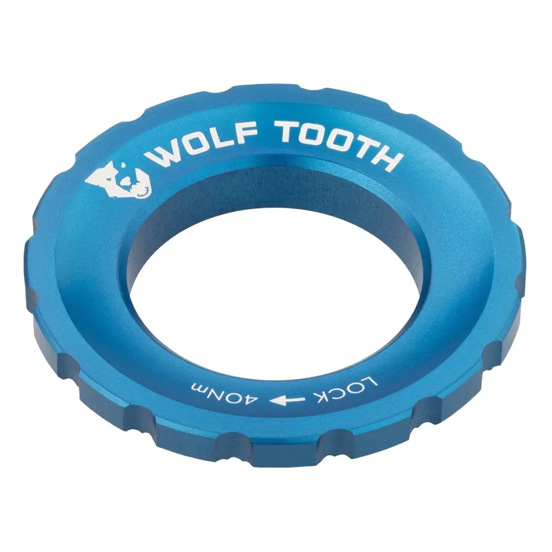 WOLF TOOTH -ulkoinen Centerlock-mutteri sininen Tarjoushinta