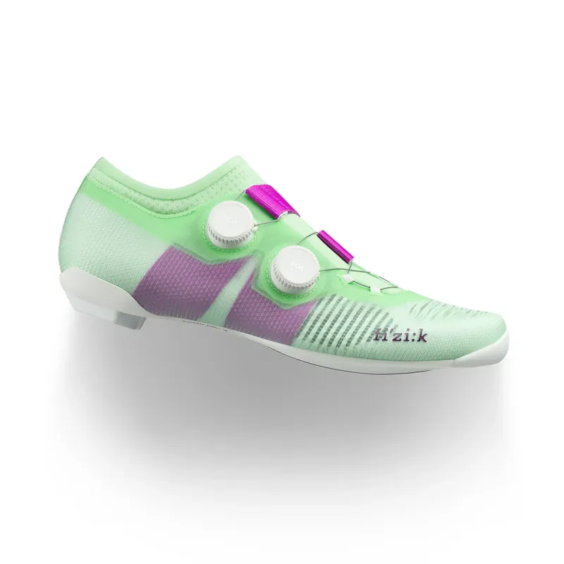 Osta Nyt Maantiepyöräilykengät FIZIK VEGA CARBON Vihreä/Violetti