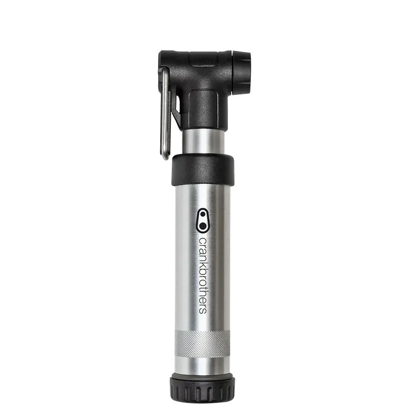 Alkuperäinen Käsipumppu CRANKBROTHERS GEM S Hopea