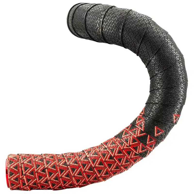 Ohjaustankonauha DEDA LOOP + END-PLUG Musta/Punainen Asiakkaiden Suosikki