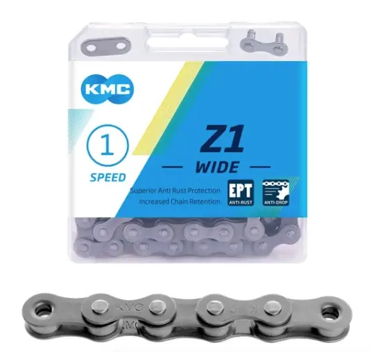 KMC Z1 Wide EPT, 1/2 x 1/8", 128L Ketju Asiakkaiden Suosikki