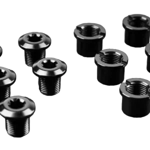 Alkuperäinen ABSOLUTEBLACK Chainring bolt 5-arm Road and MTB 5x long bolts + nuts