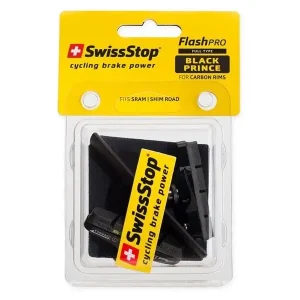 Viikonlopputarjous SWISSSTOP Rim brake pad and cartridge holder Full FlashPro Black Prince Carbon rim specific Pack of 2 pads