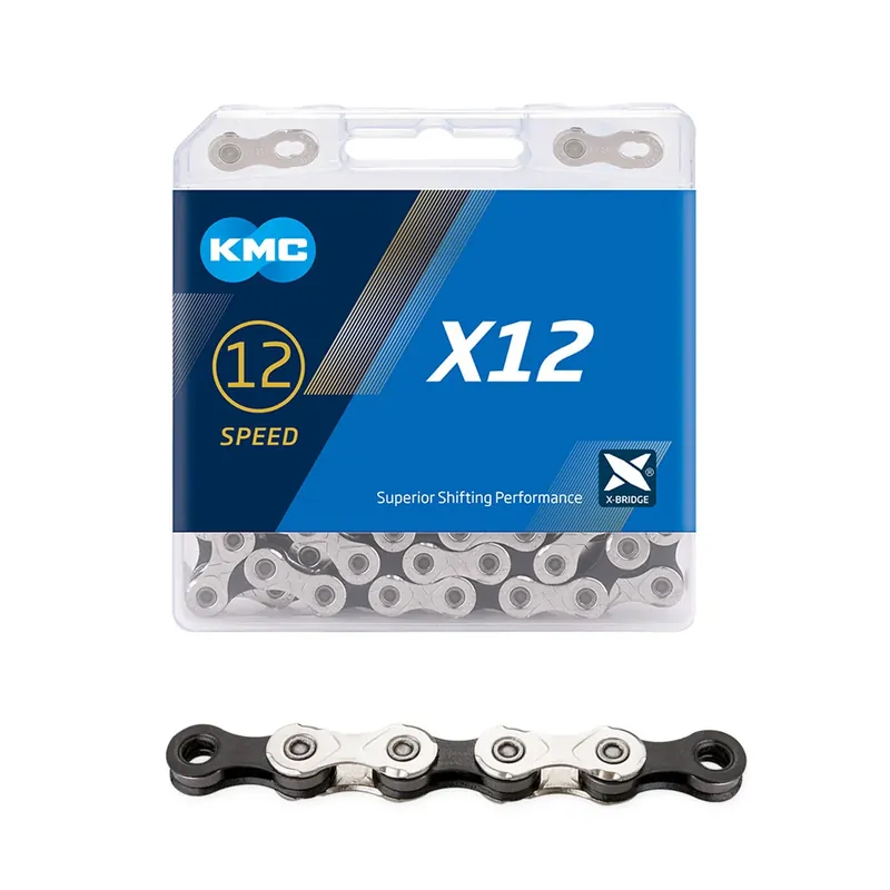 KMC X12 Silver/Black, 1/2 x 11/128", 126L Löytö