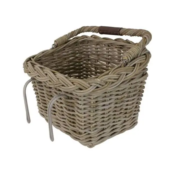 Poisto FastRider Rattan Polkupyörän Kori Suorakulmainen - Luonnollinen