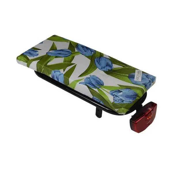 Hooodie Matkatavarateline Pehmuste Cushie - Tulips Blue Aito