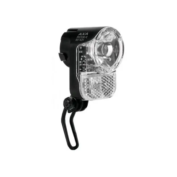 Halpa Axa Ajovalo Pico 30 LED E-Bike Päällä/Ulos Napadynamo - Musta