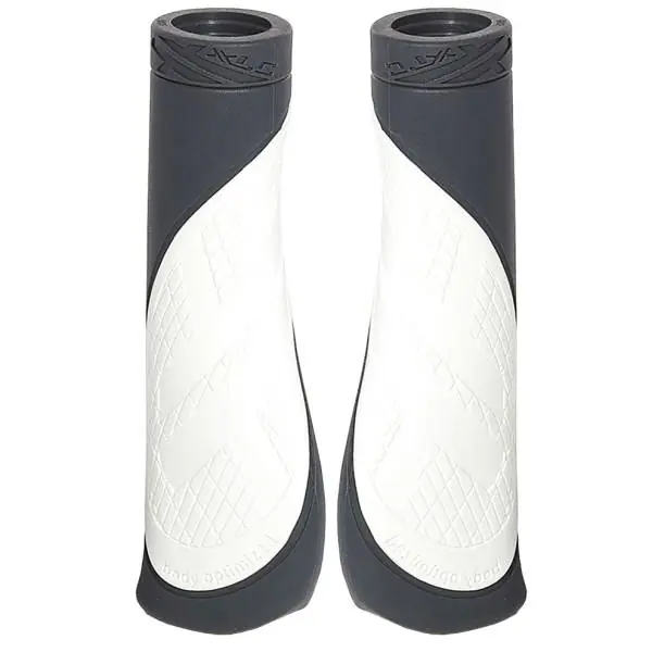 Turvallinen Maksu XLC Kahvat Mukavuus B02 135mm - Valkoinen/Harmaa