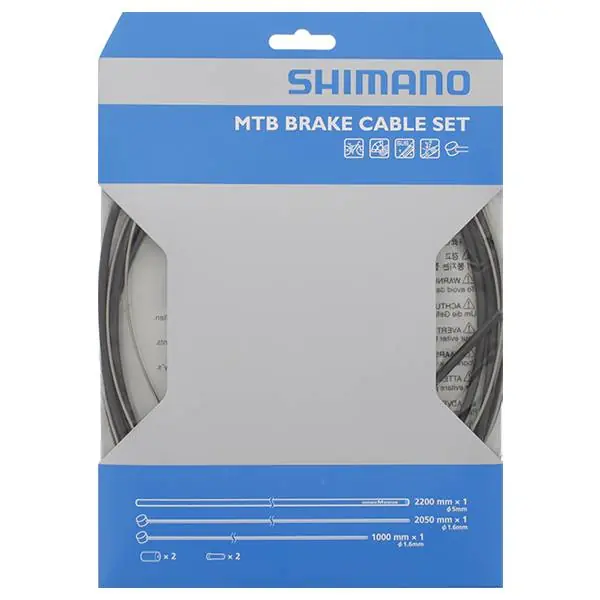 Shimano Jarruvaijerisarja MTB Inox Etuosa/Taka - Musta Edullinen Hinta