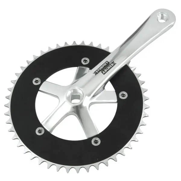 Pakollinen (Must-Have) Sturmey Archer Kampisarja FCT26 1/8 46T 170mm - Hopea