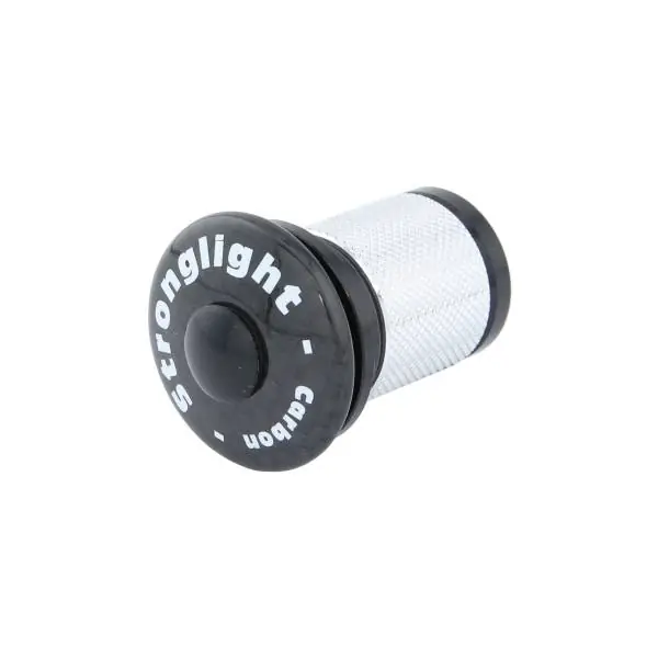 Flash-Tarjous Stronglight Ohjainlaakeri Laajentaja 1 1/8 Hiili Cap Musta