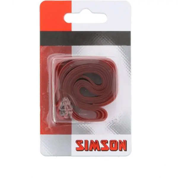 Simson Vannenauha 22mm 26/28 Tuumaa Leveä PVC Punainen Flash-Tarjous