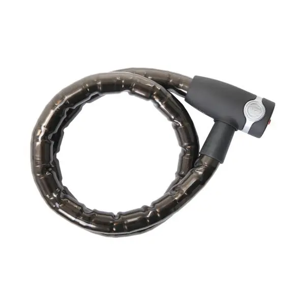 Alkuperäinen Contec Vahvistettu Kaapelilukko EcoLoc Ø25mm x 110cm - Musta/Harmaa
