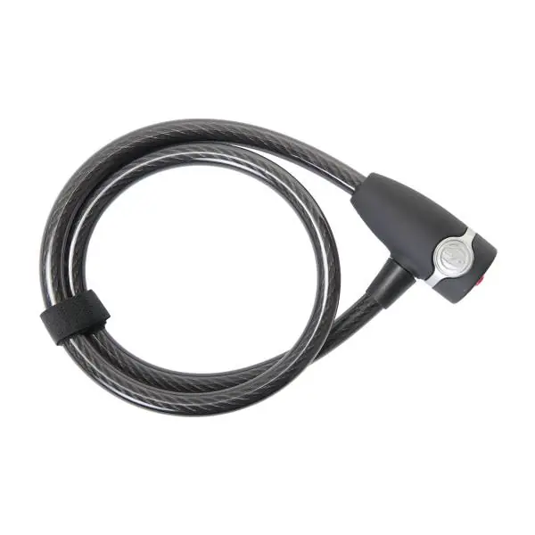 Edullinen Contec Kaapelilukko EcoLoc Ø12mm x 85cm - Musta