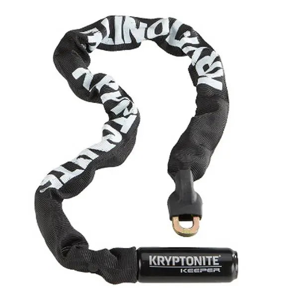 Kampanjahinta Kryptonite Ketjulukko Keeper 785 Ø7mm 85cm Musta