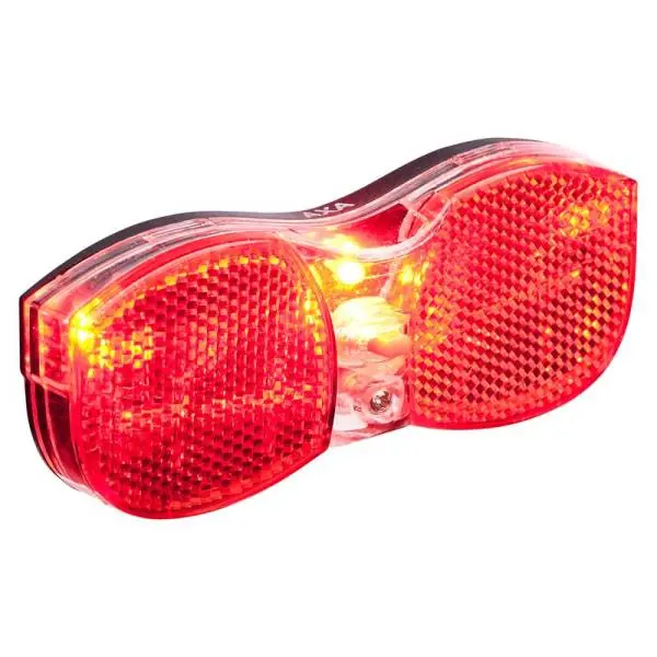 Lähetetään Heti Axa Takavalo City Paristot Päällä/Ulos LED - Punainen