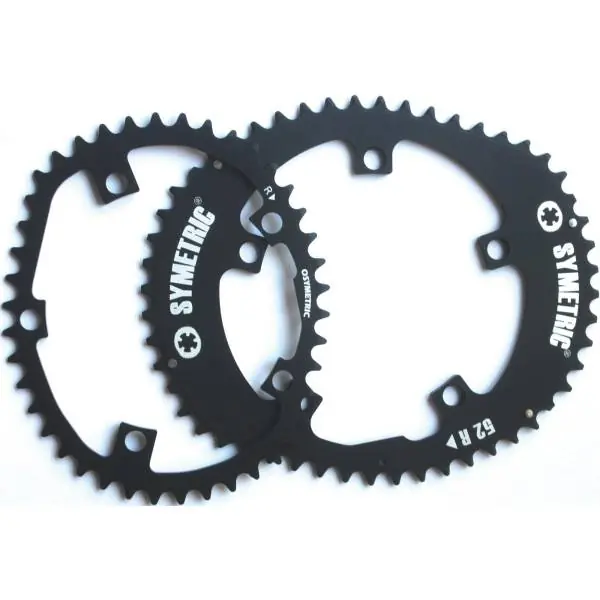 O.Symetric Hammaspyörä 38/52T Bcd 110mm 5-arm - Musta Superhinta