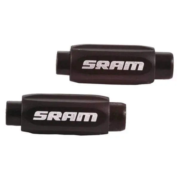 Sram Vaihtaja Kotelon Pysäytin Alumiini 2 Kappaleet - Musta Poisto