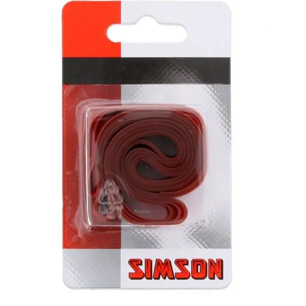 Kausialennus Simson Vannenauha 26/28 Tuumaa Ekstra Vahva 16mm Pvc - Punainen