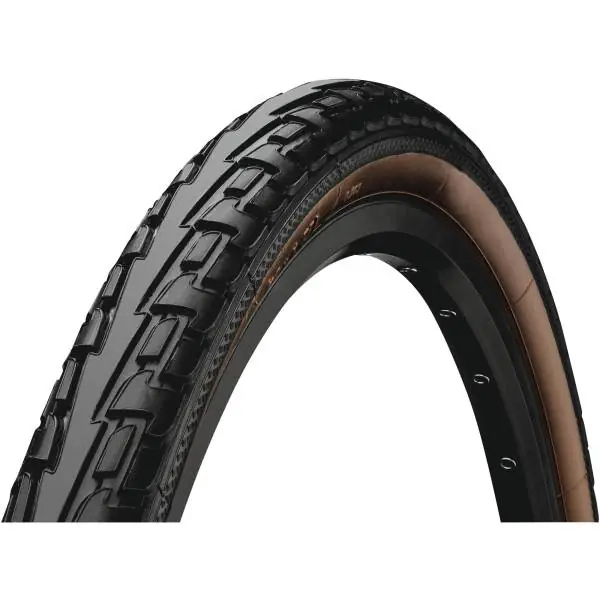 Tehdashinta Continental Ride Tour 28x1 3/8x1 5/8" - Musta/Ruskea