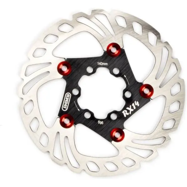 Elvedes Floating Roottori RX14 Jarrulevy Ø140mm 6 Reikä - Musta Heti Saatavilla