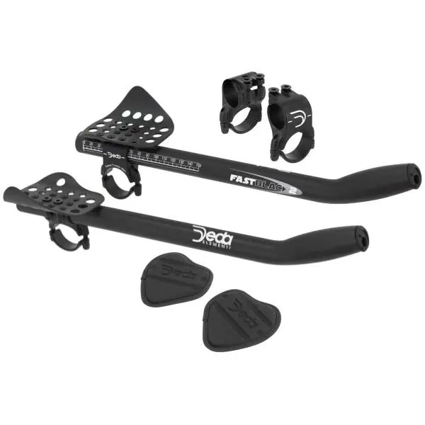 Päivän Tarjous Deda Fastblack 2 Aerobar Ø31.7/35.0mm 370mm CB - Musta