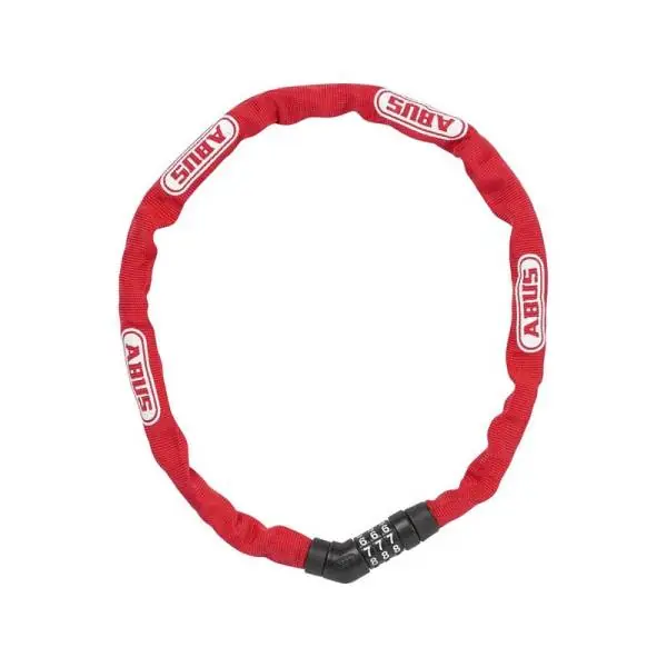 Abus 4804C Yhdistelmälukko Ø4mm 75cm - Punainen Uutuus
