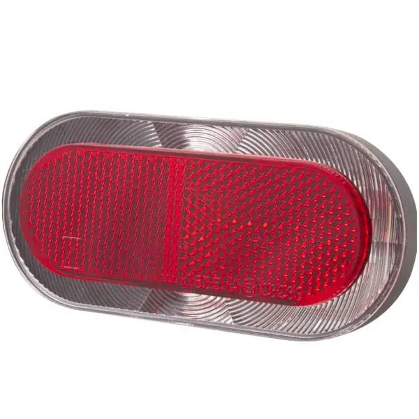 Spanninga Elips XB Takavalo LED Paristot 80mm - Punainen Alennus