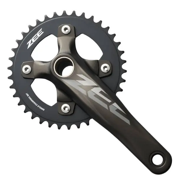 Alkuperäinen Shimano Zee M640 Kampisarja 175mm 36T 10V - Musta
