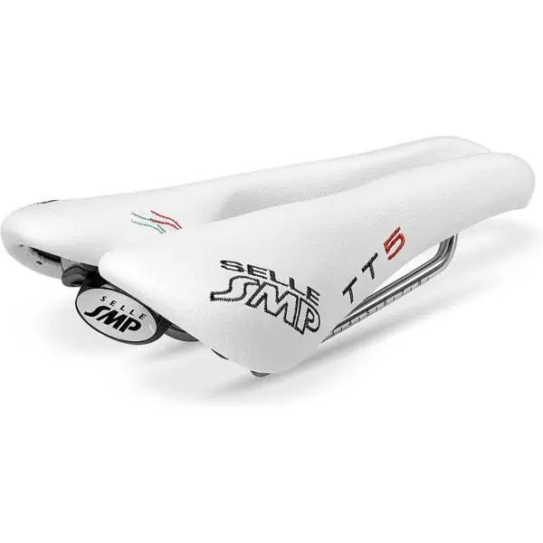 Alennettu Hinta Selle SMP TT5 Polkupyörän Satula - Valkoinen