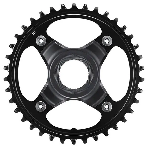 Shimano CRE80 Hammaspyörä 38T 53mm 10/11V Bcd 104mm Musta Vain Rajoitetun Ajan