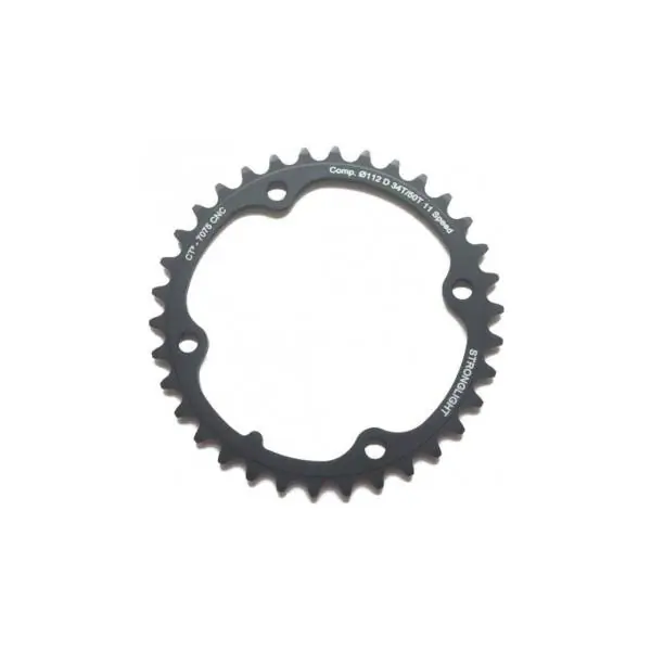 Superhinta Stronglight CT2 Hammaspyörä 39T 11V CA Bcd 112mm - Musta