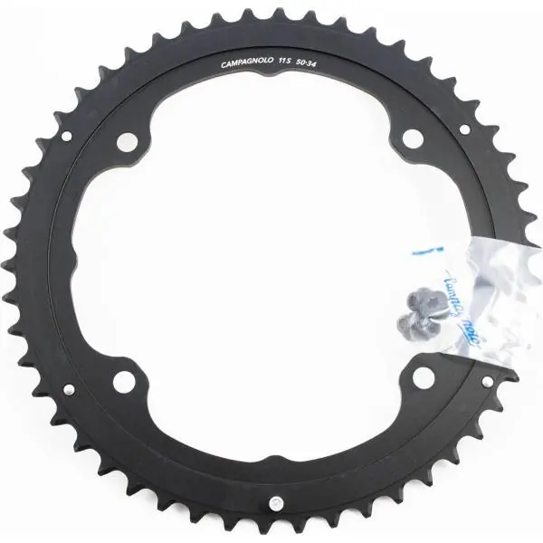 Campagnolo Potenza Hammaspyörä 52 Hampaat 11V Bcd 145mm - Musta Ilmainen Palautus