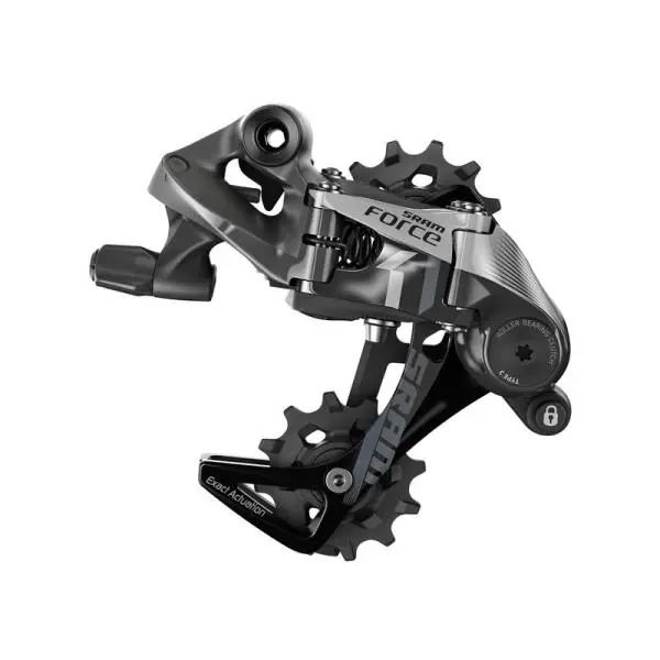 Tarjous Sram Force 1 Takavaihtaja 11S Pitkä Teline - Harmaa