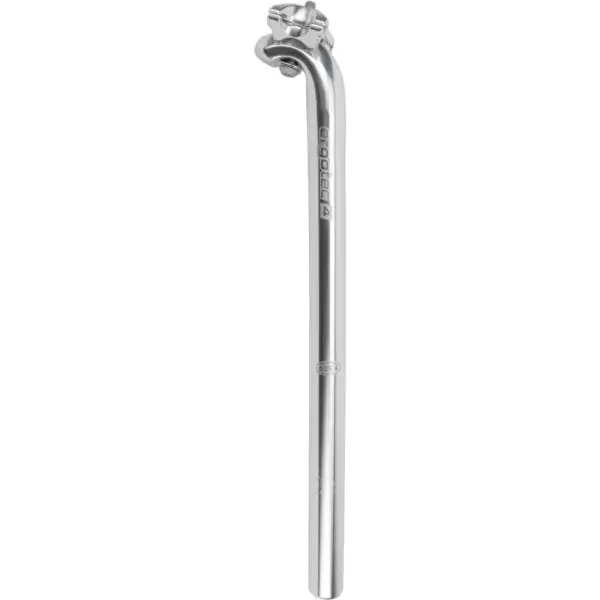 Viimeinen Mahdollisuus Ergotec Koukku Satulatolppa Ø25.4 x 400mm 25mm Offset - Matta Hopea