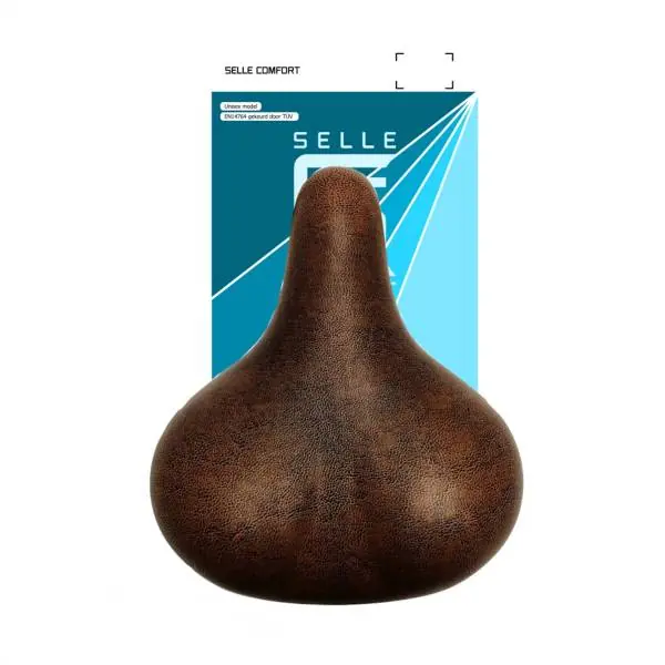 Selle Mukavuus Retro Polkupyörän Satula - Ruskea Poisto