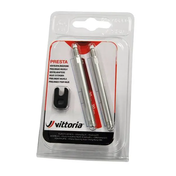 Vittoria Venttiilijatke 20mm - Musta (2) Superhinta