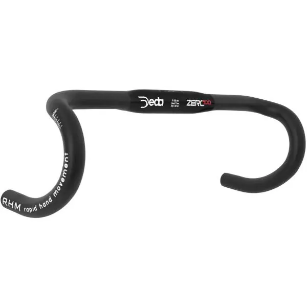 Korkea Laatu Deda Zero100 RHM Ohjaustanko Ø31.7mm 44cm Alumiini - Musta