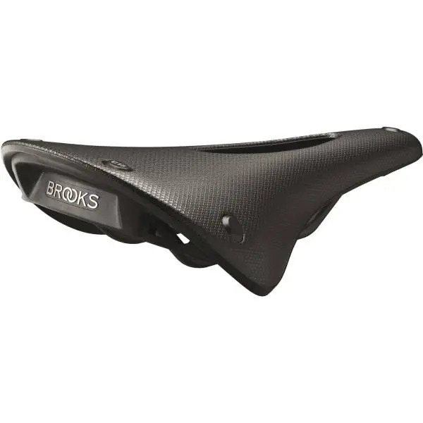 Ajankohtainen Brooks C15 Cambium Carved Polkupyörän Satula Kaikki Weather Musta