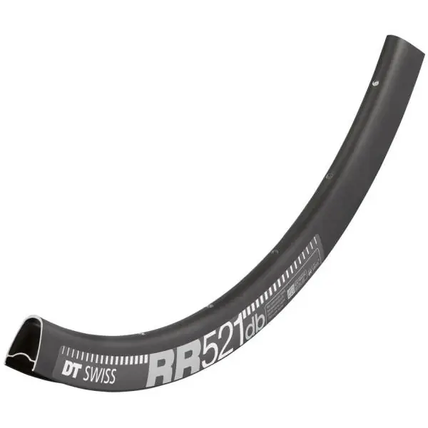 Alkuperäinen DT Swiss RR521 Vanne 28" 24 Reikä 24mm Alu Levy - Musta