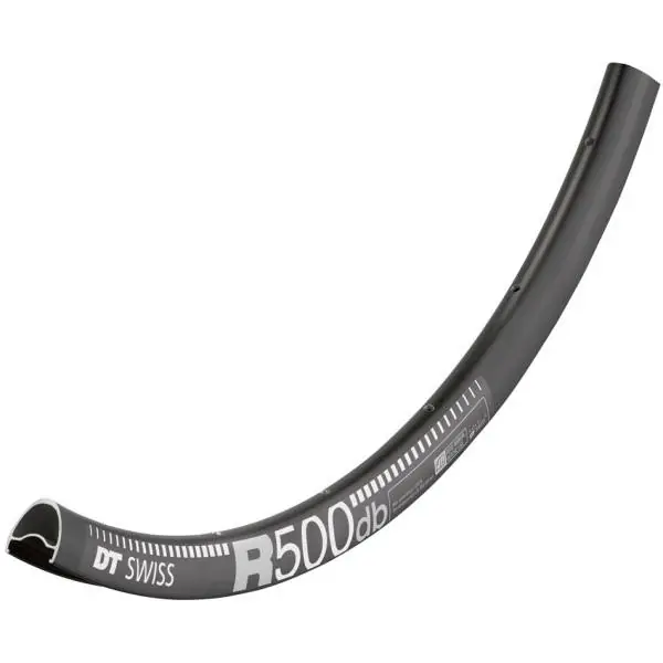 DT Swiss R500 Vanne 28" 24 Reikä 26mm Alu Levy - Musta Turvallinen Maksu
